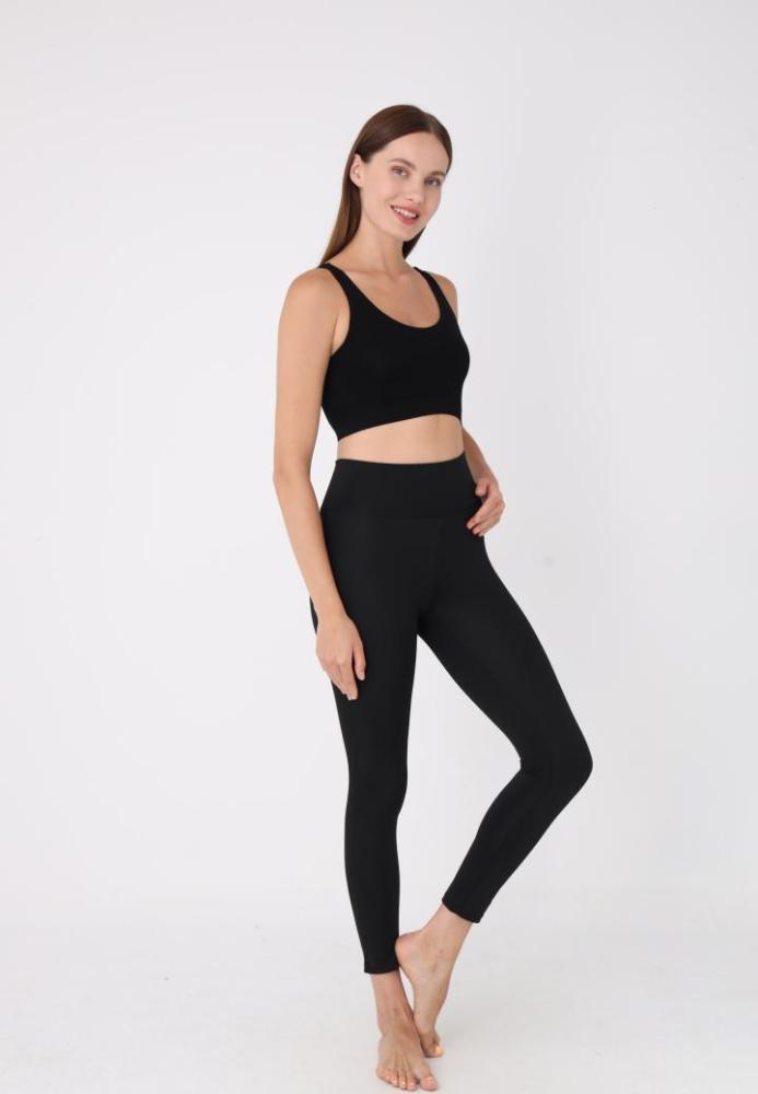 Bustieră Lejeră cu Bretele Late – Fără Push-up,Culoare Negru,Engros